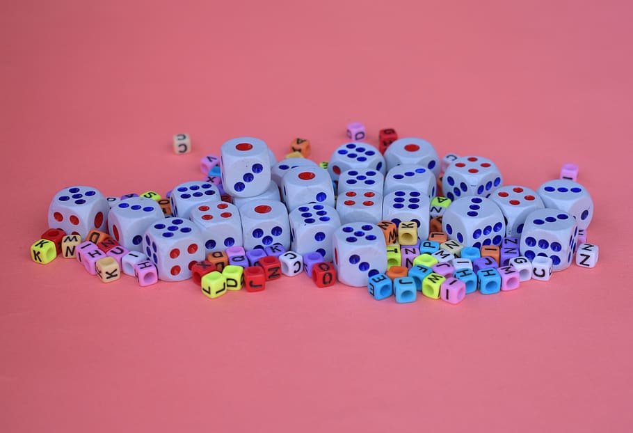 dices, cubes, square, colorful, play, creativity, still life HD wallpaper