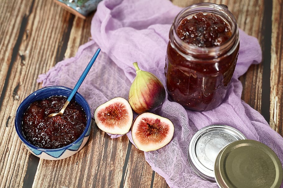 Download Hd Wallpaper Fig Jam Figjam Food And Drink Container Freshness Wellbeing Wallpaper Flare