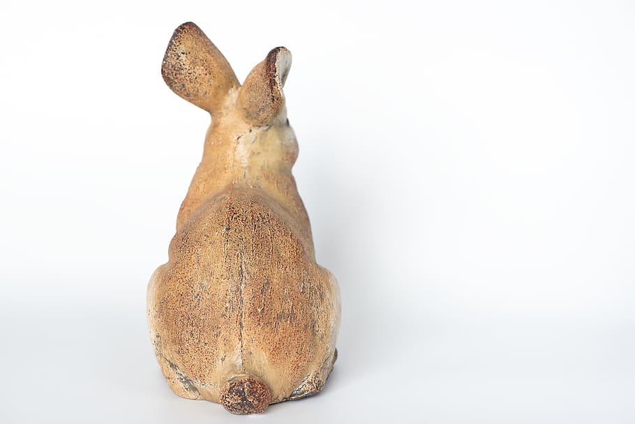 hare, easter bunny, deco, decorative rabbit, decoration, easter theme HD wallpaper