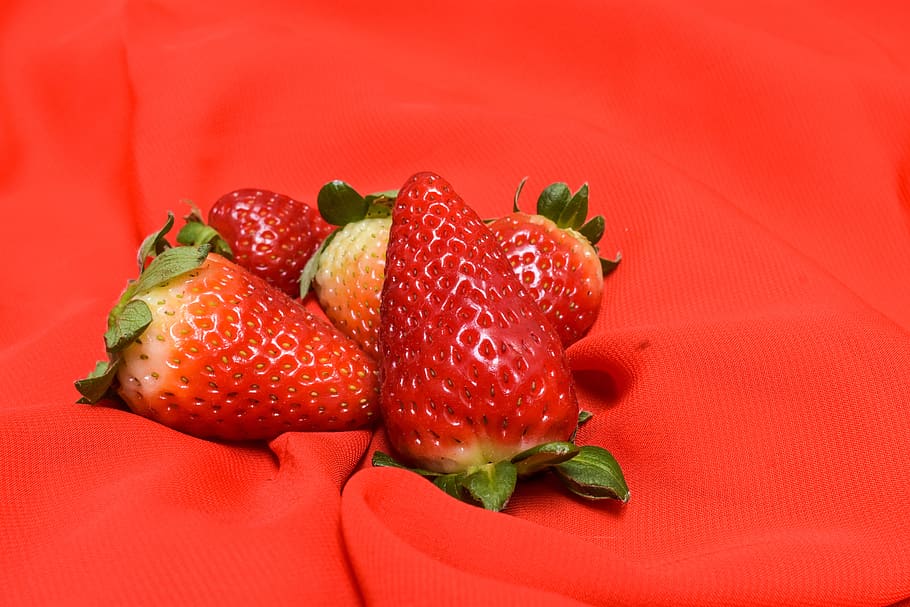 strawberry, fruit, fresh, delicious, food and drink, healthy eating HD wallpaper