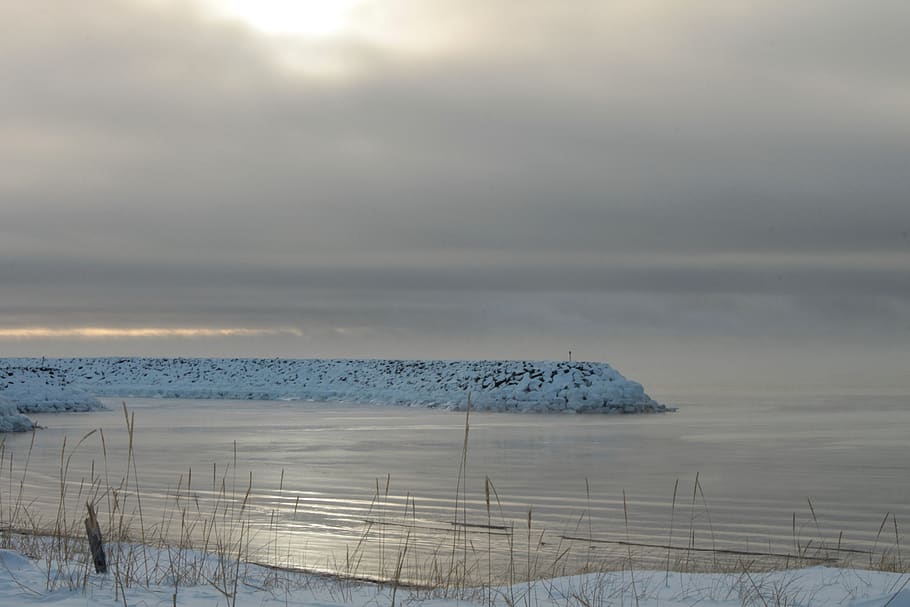 winter, landscape, arctic, snow, cold, nature, clouds, sky HD wallpaper