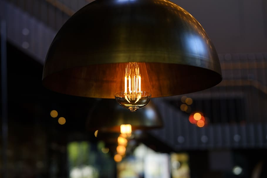 lamp, light, lighting, light bulb, bulbs, edison light bulb HD wallpaper