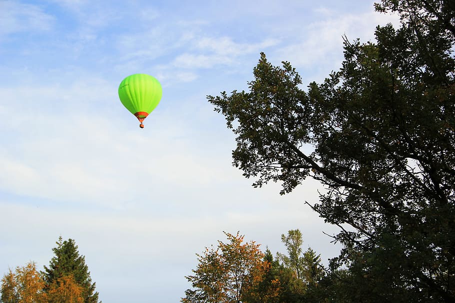 air, balloon, sky, blue, colorful, ballooning, baloon, summer HD wallpaper