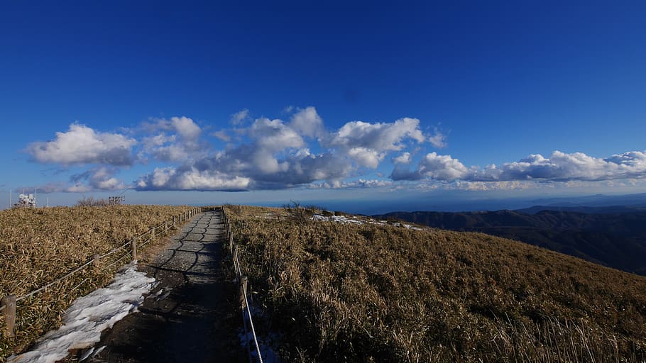 japan, hakone, clouds, view, travel, love, grass, backpacker HD wallpaper