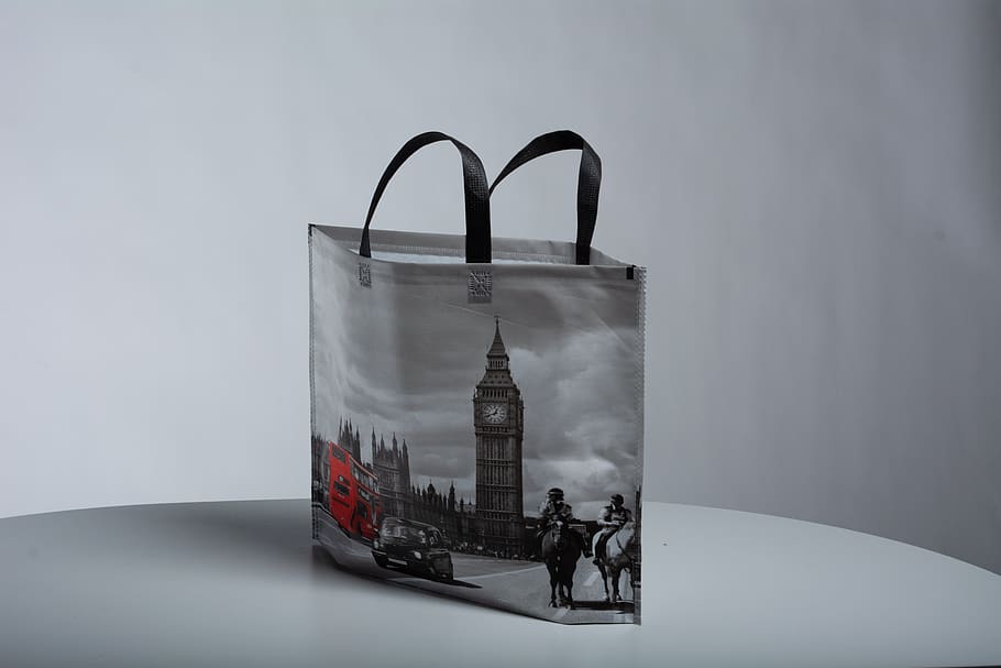 non woven bag mockup