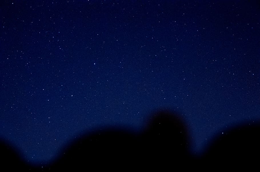 blue sky during nighttime, star - space, astronomy, scenics - nature HD wallpaper