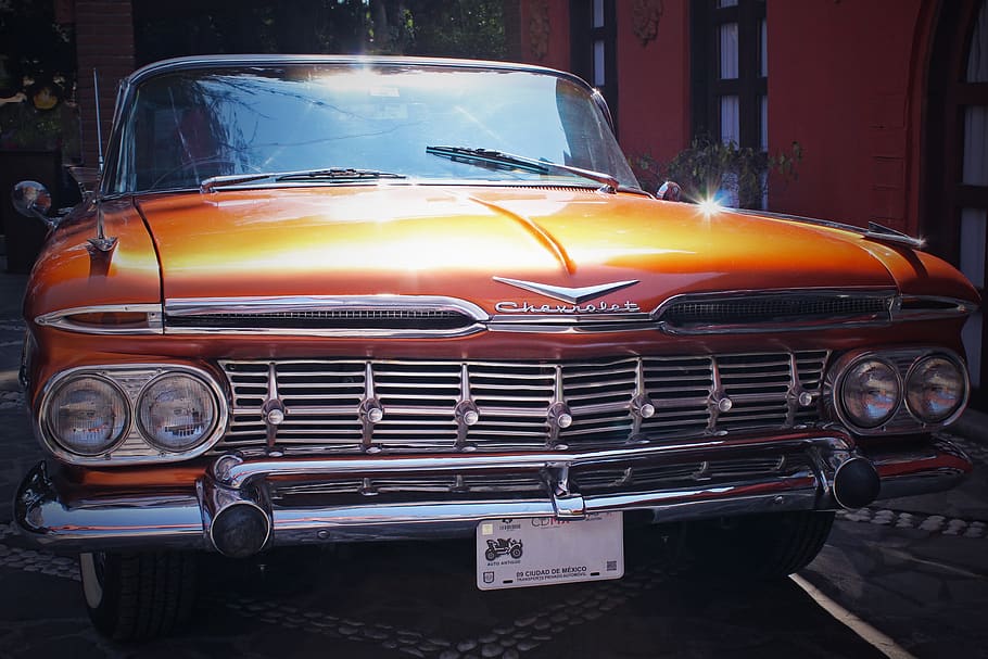 auto, classic, old, veteran, automotive, vehicle, car, retro HD wallpaper