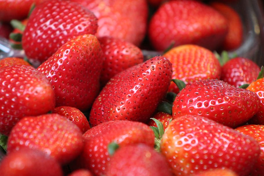 strawberry fruit photography, healthy eating, food, red, food and drink HD wallpaper