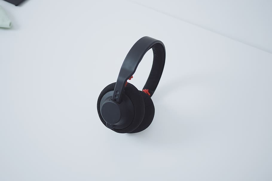 black, classy, minimal, luxury, music, headphone, black color HD wallpaper