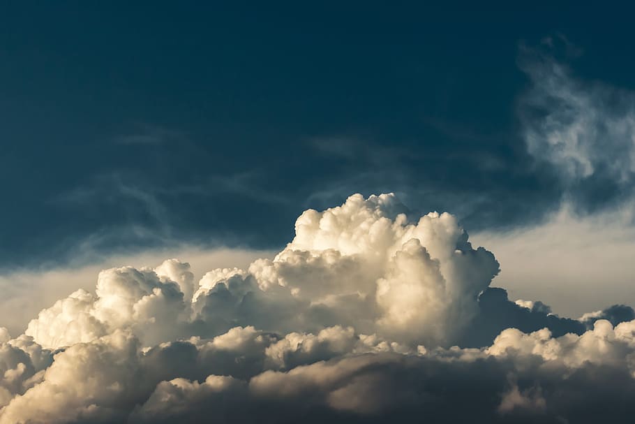 cloudy sky, blue, nature, daylight, afternoon, afternoonsky, cloud - sky HD wallpaper
