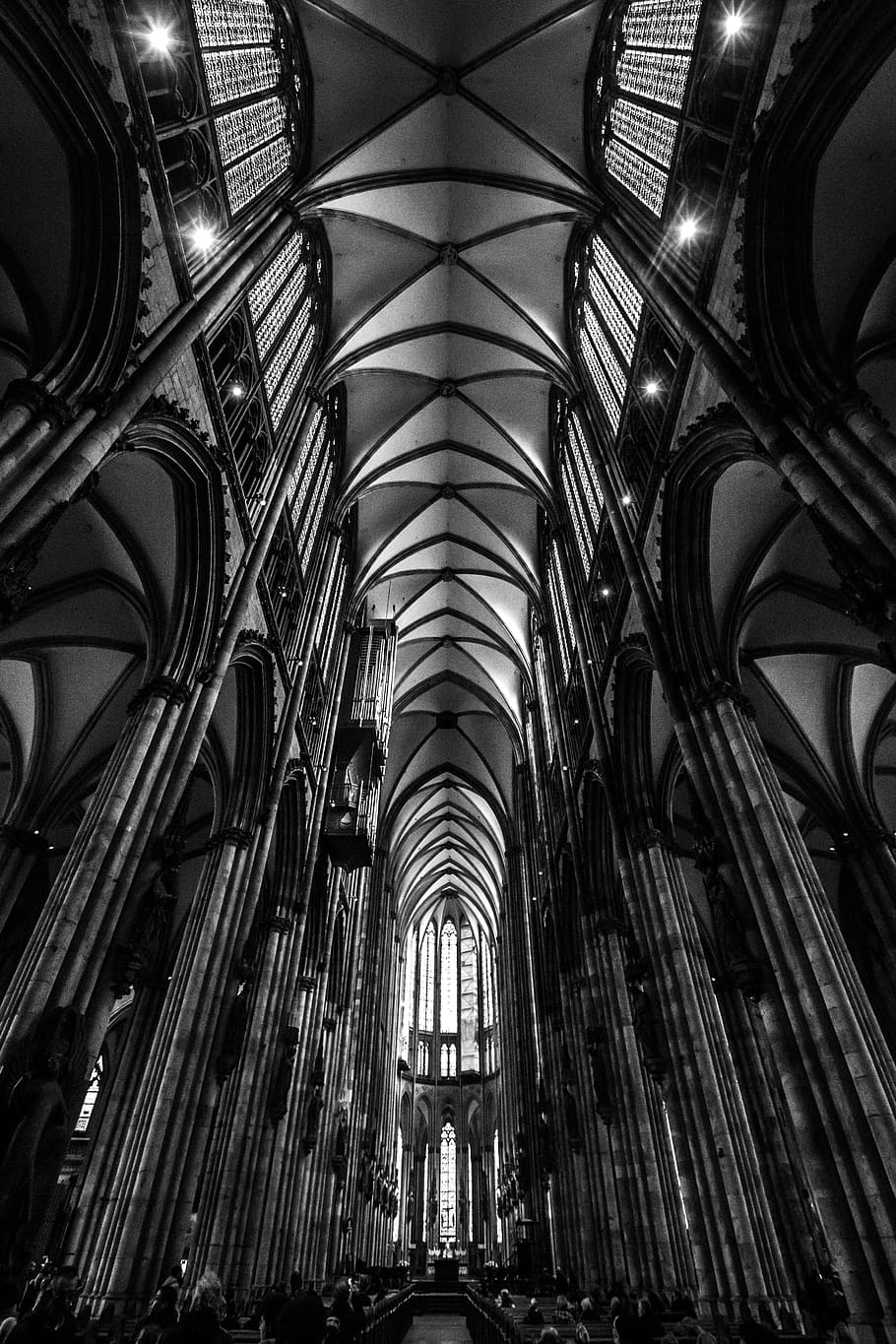 cologne, germany, cologne cathedral, architecture, köln, white, HD wallpaper
