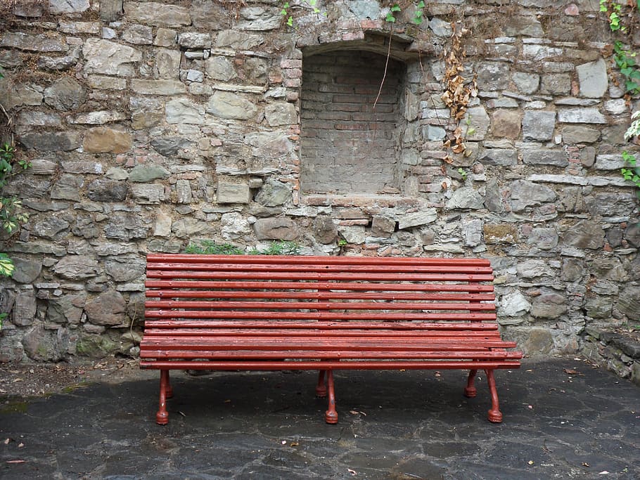spain, algeciras, bench, empty, lonely, wall - building feature HD wallpaper