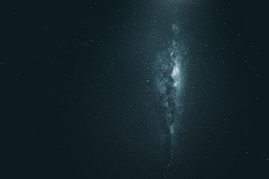 black, blue, night, sky, stars, astronomy, space, star - space HD wallpaper