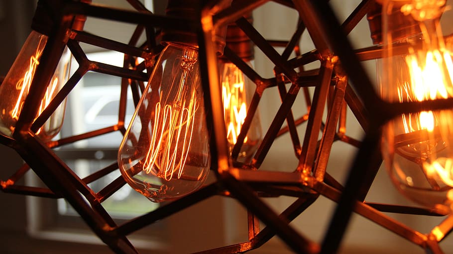 canada, matane, warm, iron, light, electricity, filaments, chandelier HD wallpaper