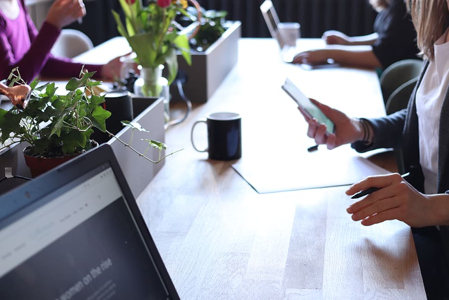table, technology, wireless technology, real people, computer HD wallpaper