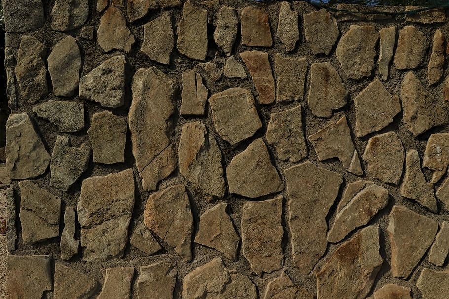 rocks, coast, landscape, stone wall, background, seam, texture HD wallpaper
