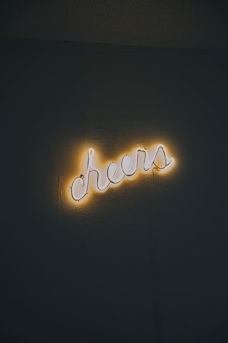 cheers LED signage, light, neon, outdoors, night, universe, outer space HD wallpaper