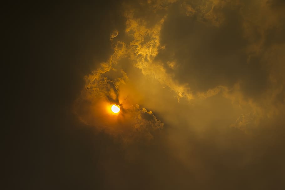 sunset, sky, nature, fair weather, beauty in nature, cloud - sky HD wallpaper