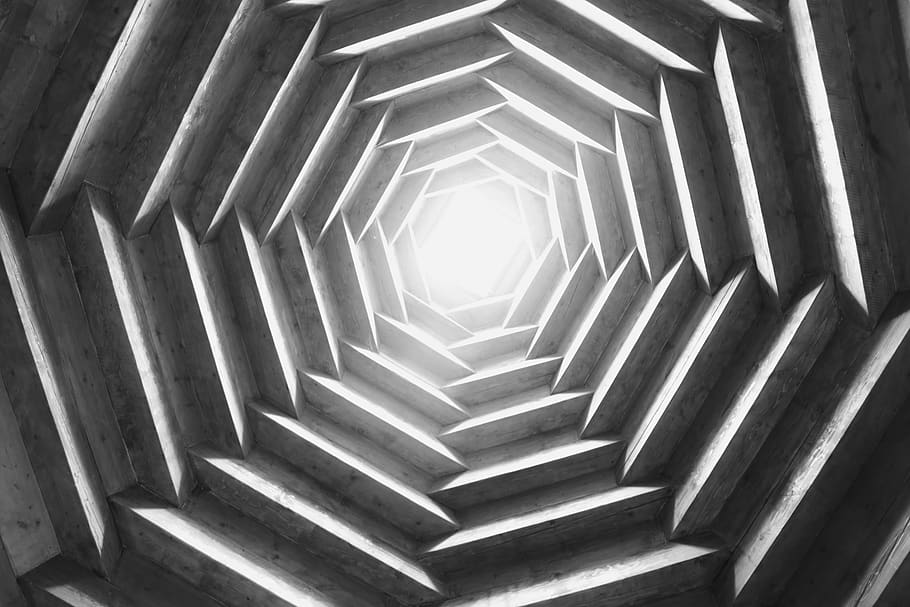 staircase, texture, sun, sky, roof, still, spider web, spiral HD wallpaper