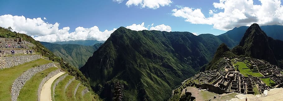 machu picchu, peru, travel, mountain, scenics - nature, sky, HD wallpaper
