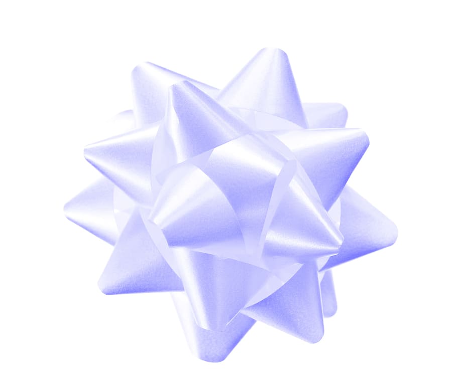 bow, ribbon, blue, gift, holiday, white, shine, background HD wallpaper