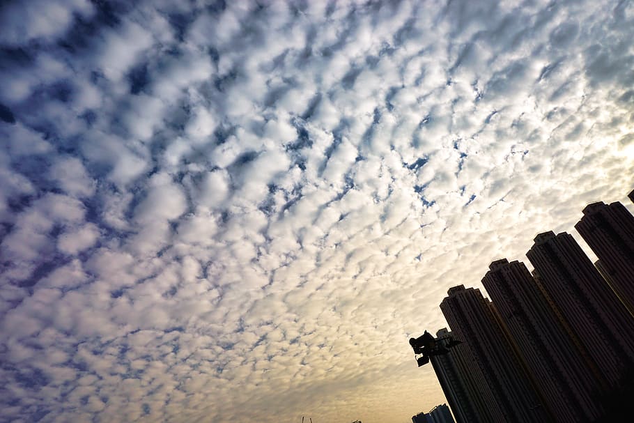 sky, clouds, cloud - sky, nature, low angle view, no people HD wallpaper