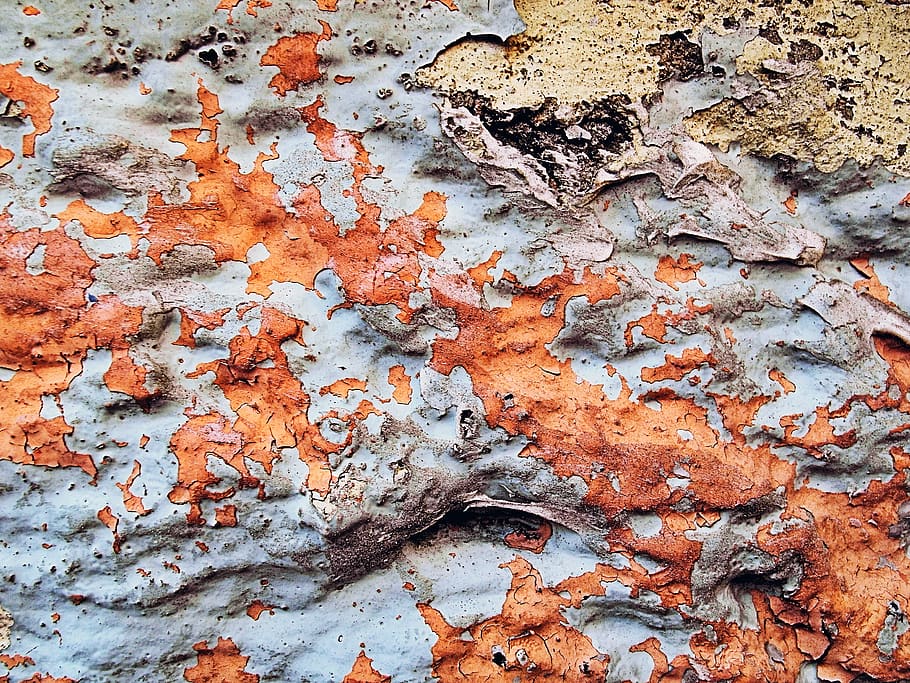 orange and gray wallpaper, full frame, weathered, textured, backgrounds HD wallpaper