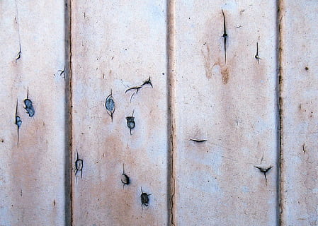 wall, rust, wood, door, plywood, concrete, stain, paper, stencil HD wallpaper