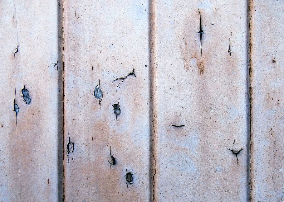 wall, rust, wood, door, plywood, concrete, stain, paper, stencil HD wallpaper