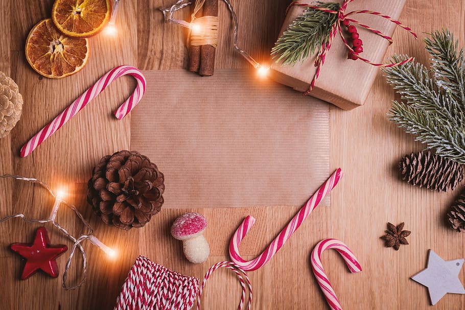 assorted Christmas ornaments, celebration, holiday, decoration HD wallpaper
