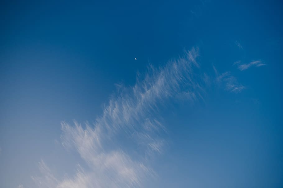 sky, cloud - sky, blue, beauty in nature, low angle view, no people HD wallpaper