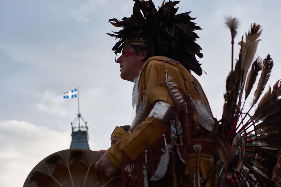 canada, québec city, huron, indian, indigenous, quebec, costum HD wallpaper