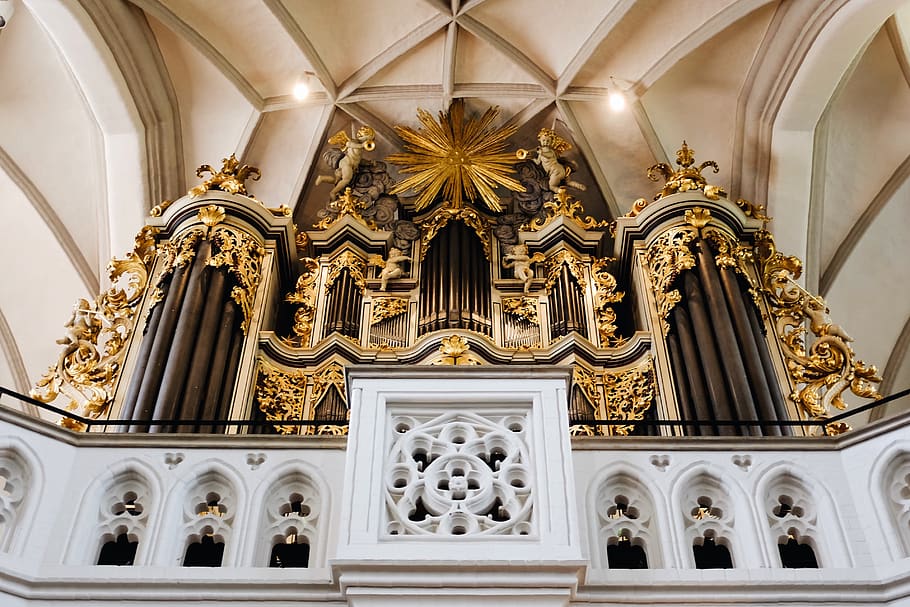 germany, berlin, architecture, building, stone, gold, religion HD wallpaper