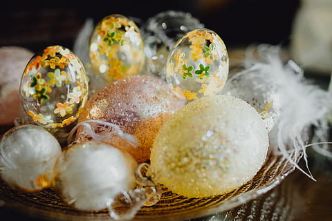 Easter Table Decorations, holidays, colorfull, home decor, spring HD wallpaper