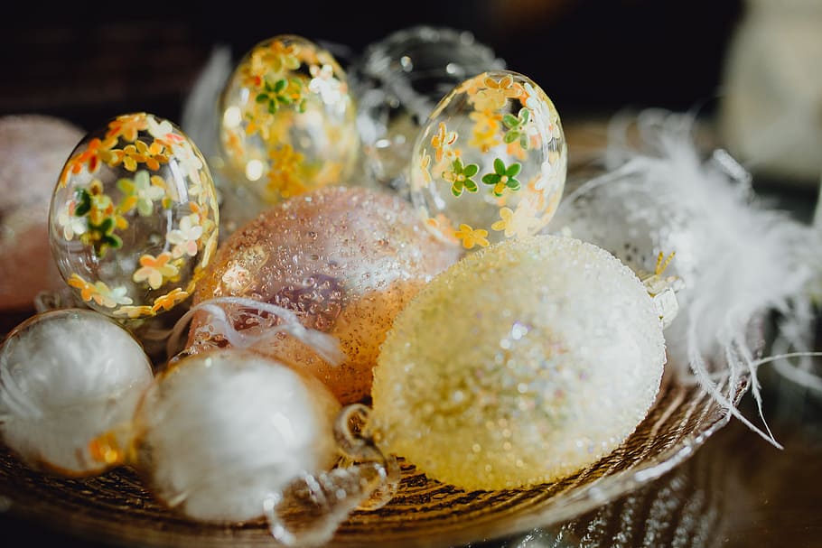 Easter Table Decorations, holidays, colorfull, home decor, spring HD wallpaper