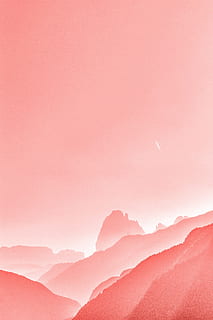 Filtered Mountains, art, artistic, blur, bright, color, contemporary HD wallpaper
