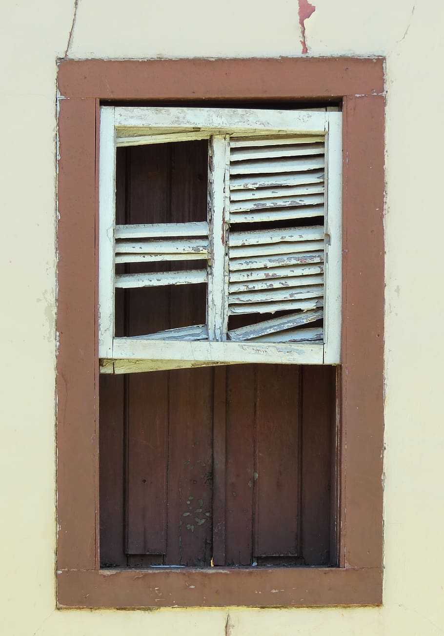 brazil, são joão del rei, minas gerais, window, old, building exterior, HD wallpaper