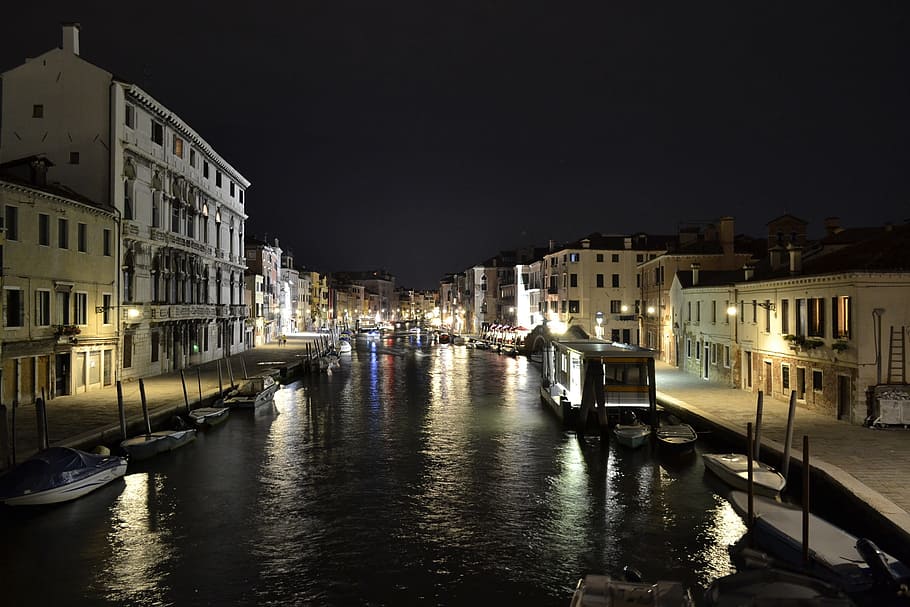 city, venice, town, construction, river, water, architecture HD wallpaper