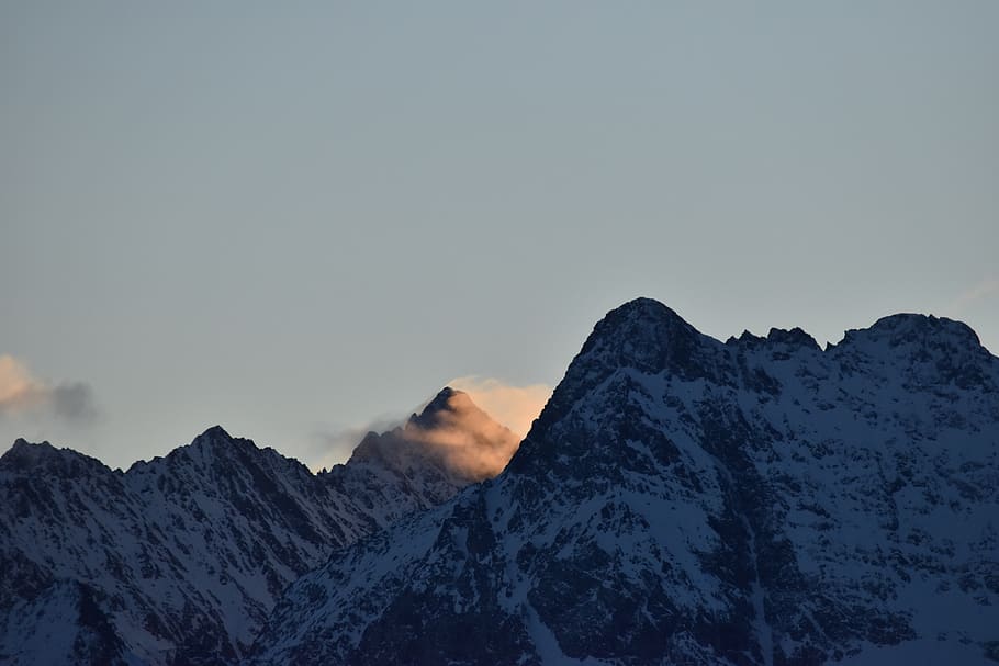 Icy mountain