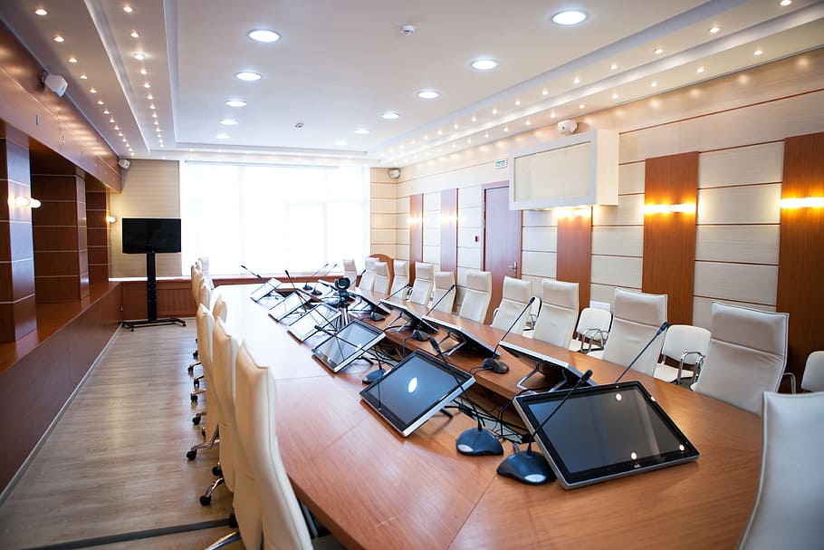 room, business, meet, modern, boardroom, interior, lights, executive