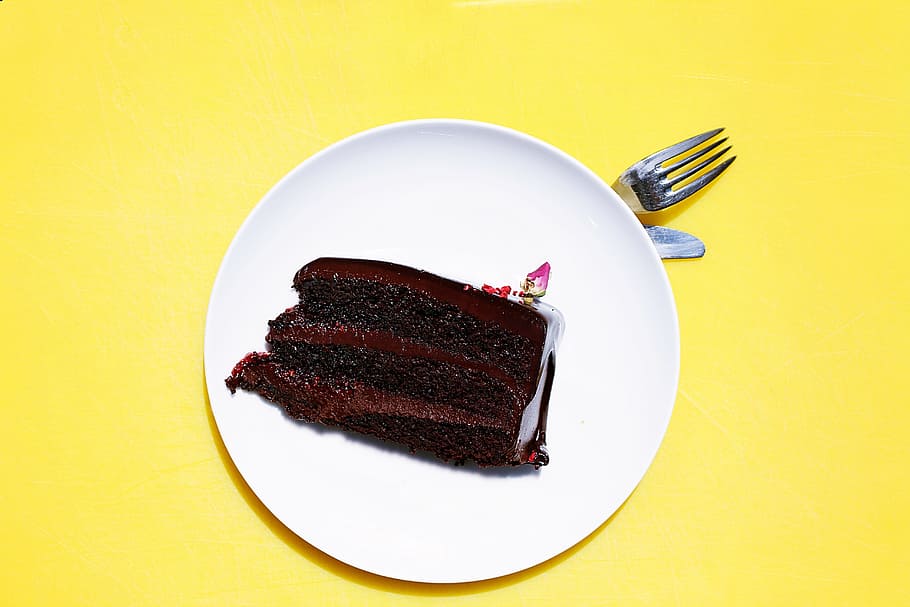 Indulge yourself..., brown, cake, chocolate, chocolate cake, dark chocolate, HD wallpaper