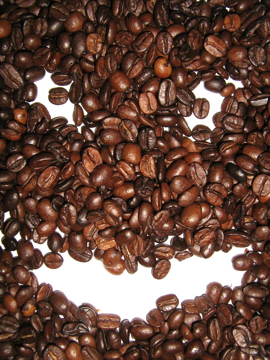 aroma, aromatic, beans, beverage, black, blank, brown, cafe HD wallpaper