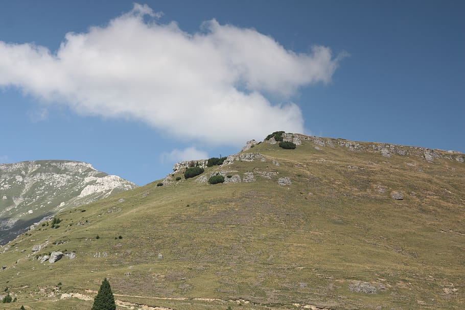 landscape, summer, stone, babele, mountain, bucegi, romania, HD wallpaper