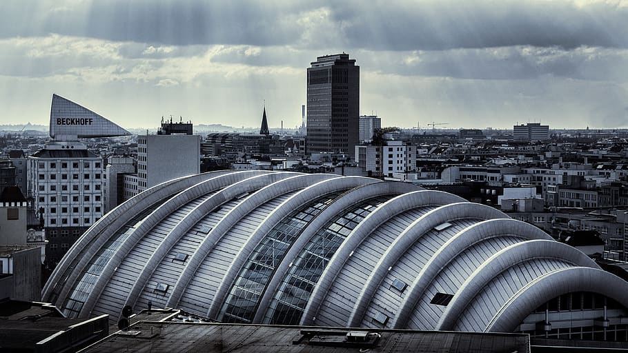 architecture, berlin, roof, building exterior, built structure HD wallpaper