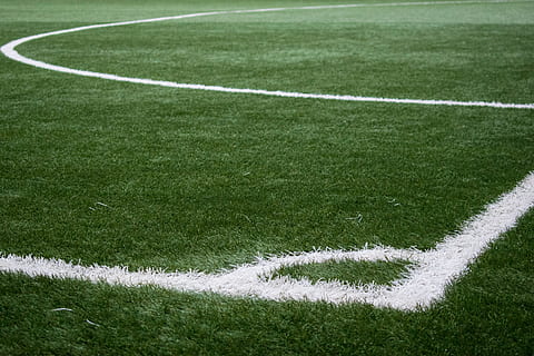 Green and White Sports Field, game, grass, ground, outdoor, play HD wallpaper