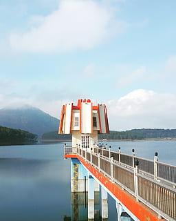 vietnam, dalat, sky, water, cloud - sky, built structure, architecture HD wallpaper