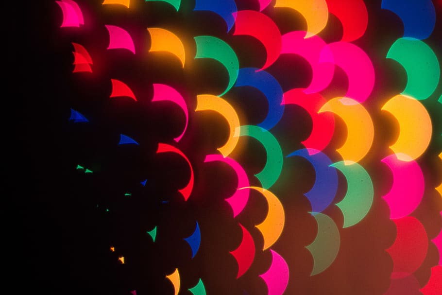 color, abstract, multi colored, illuminated, night, no people HD wallpaper
