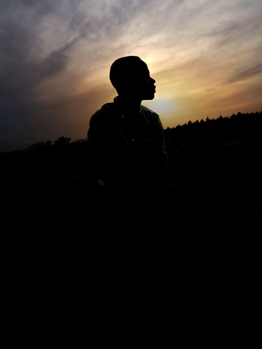 sun, sunset, inspiration, man, boy, the evening sky, twilight HD wallpaper