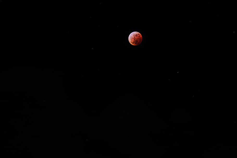 full moon, nature, outdoors, eclipse, lunar eclipse, night, astronomy HD wallpaper