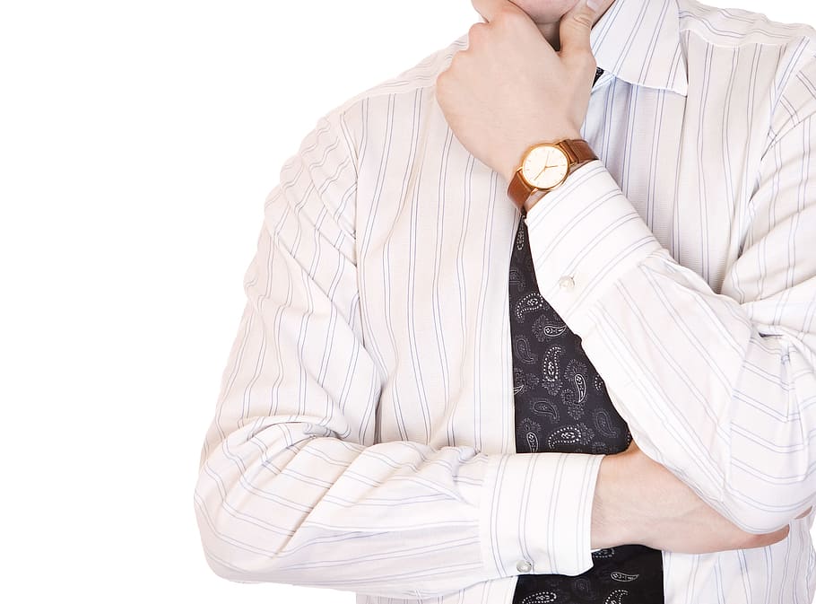 man, clock, isolated, business, white, businessman, suit, black HD wallpaper